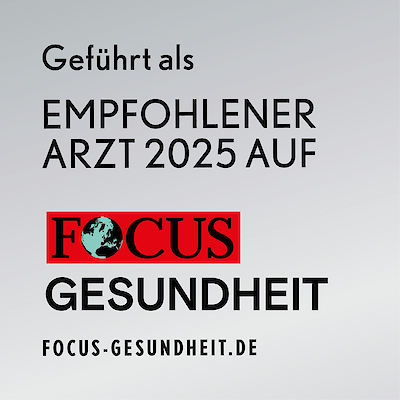 Kieferorthopäde Dr. med. dent. Sobetzko ist empfohlener Arzt 2025 auf Focus Gesundheit
